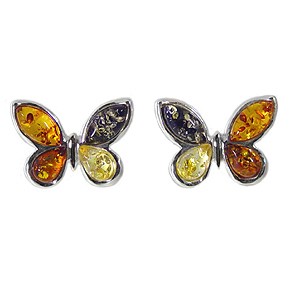 Boucles d'oreilles papillon