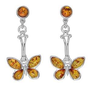 Boucles d'oreilles papillon