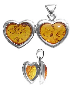 Pendentif coeur ouvert