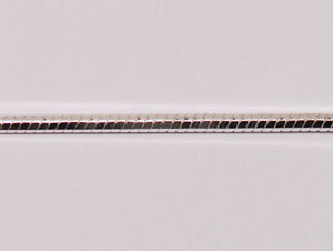 Chaine Argent 55 cm - bijou ambre et argent