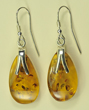 Boucles d'oreilles ptale d'ambre