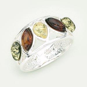 Bague multicolore