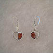 Boucles d'oreilles coeur pendant