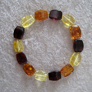 Bracelet ambre - bijou ambre et argent