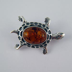 Broche tortue d terre