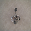 Pendentif coeur tout en argent 