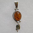 Pendentif style ancien ovale